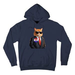 Trump Cats Support Well Dressed Cat Tall Hoodie