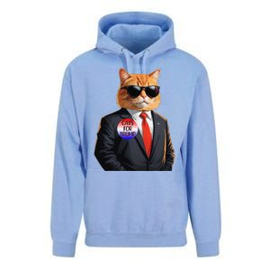 Trump Cats Support Well Dressed Cat Unisex Surf Hoodie