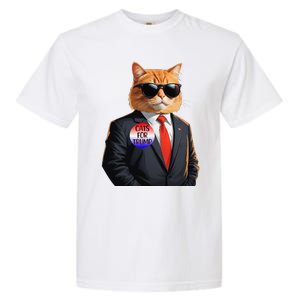 Trump Cats Support Well Dressed Cat Garment-Dyed Heavyweight T-Shirt