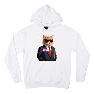 Trump Cats Support Well Dressed Cat Hoodie