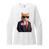 Trump Cats Support Well Dressed Cat Womens CVC Long Sleeve Shirt