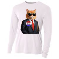 Trump Cats Support Well Dressed Cat Cooling Performance Long Sleeve Crew