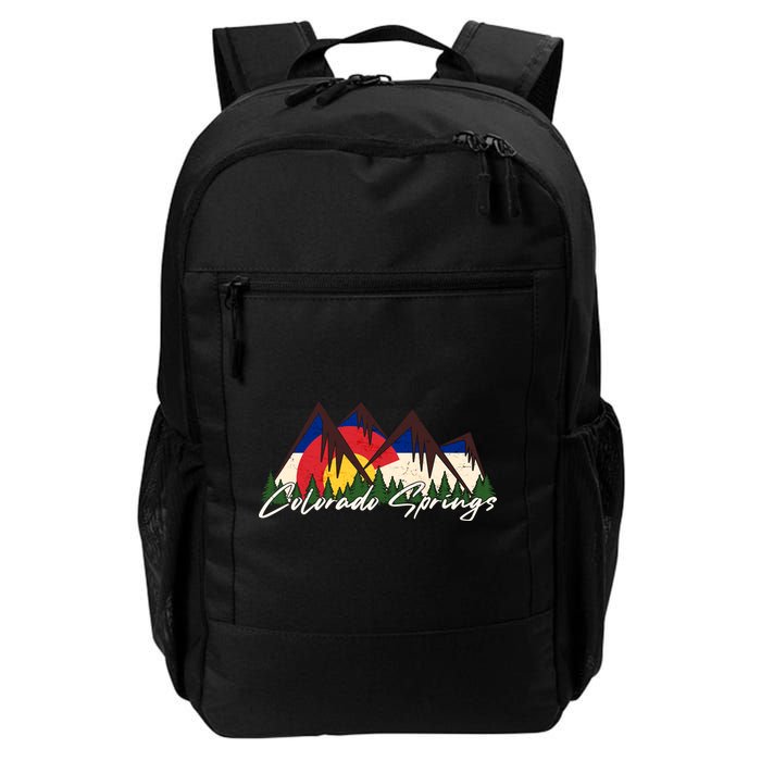 Travel Colorado Springs Colorado State Flag Backpack