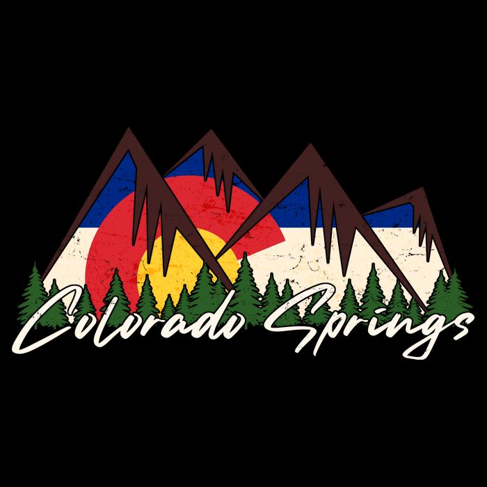 Travel Colorado Springs Colorado State Flag Backpack
