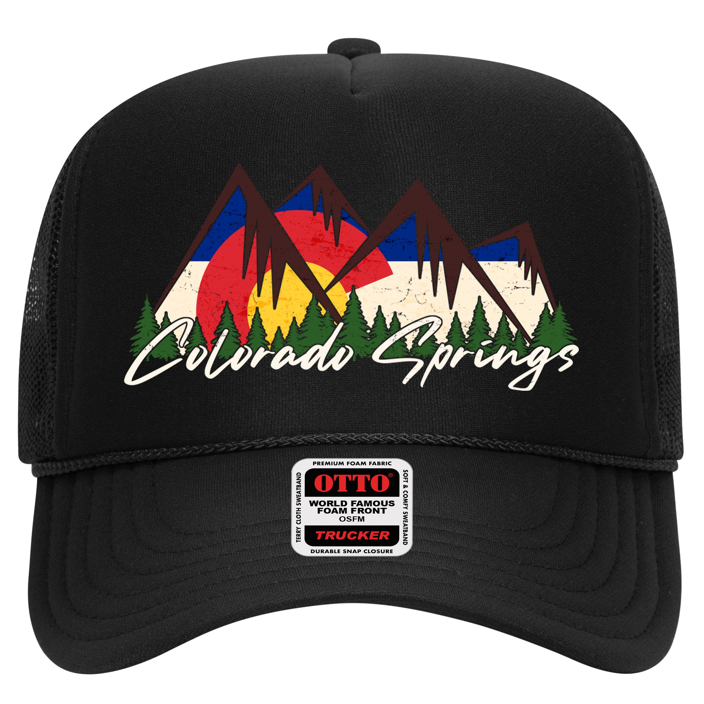 Travel Colorado Springs Colorado State Flag Hat