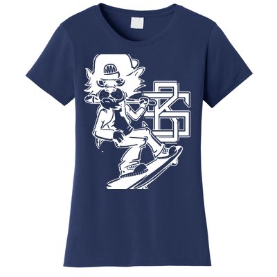 Tough Cat Skater Anime Fantasy Women's T-Shirt