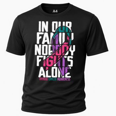 Thyroid Cancer Support Tee Family Thyroid Cancer Awareness Performance Shirt