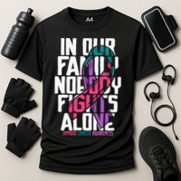 Thyroid Cancer Support Tee Family Thyroid Cancer Awareness Cooling Performance Crew T-Shirt