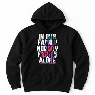 Thyroid Cancer Support Tee Family Thyroid Cancer Awareness Hoodie