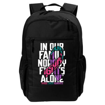 Thyroid Cancer Support Tee Family Thyroid Cancer Awareness Backpack