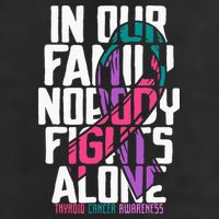 Thyroid Cancer Support Tee Family Thyroid Cancer Awareness Adult Drive Performance Visor