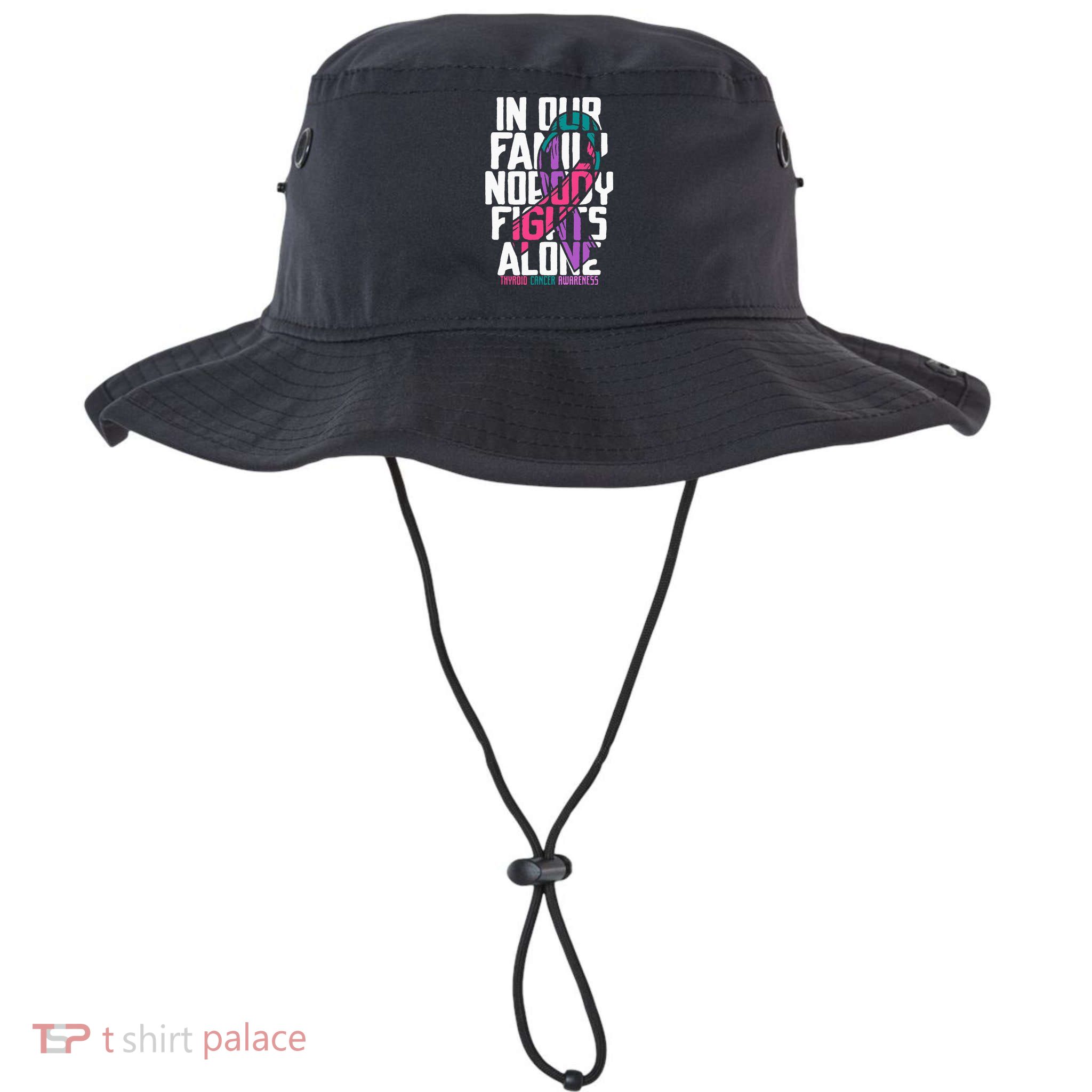 Thyroid Cancer Support Tee Family Thyroid Cancer Awareness Bucket Hat