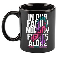 Thyroid Cancer Support Tee Family Thyroid Cancer Awareness 11oz C Handle Ceramic Mug