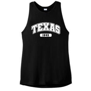 Texas Collegiate Style 1845 Ladies PosiCharge Tri-Blend Wicking Tank