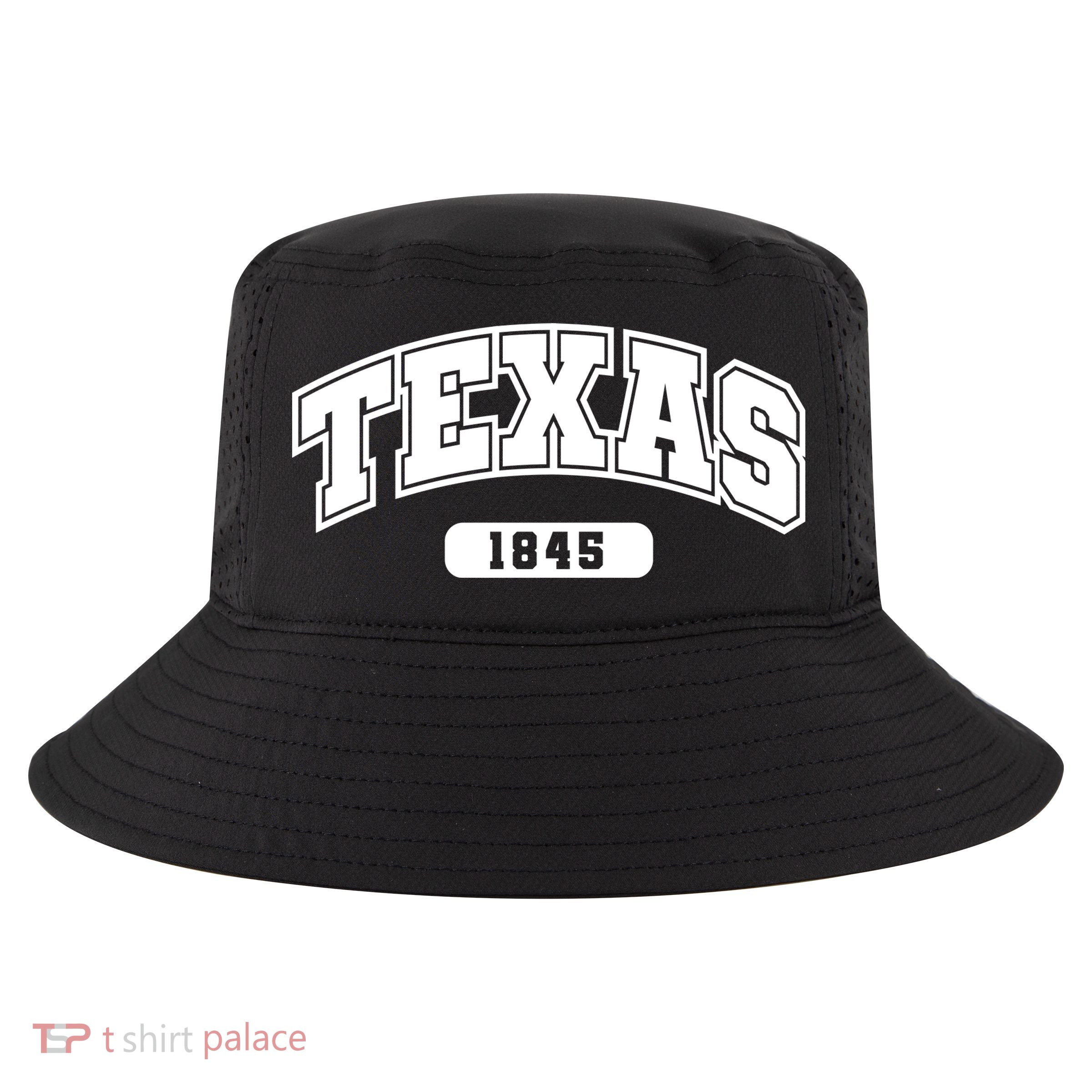 Texas Collegiate Style 1845 Cool Comfort Performance Bucket Hat