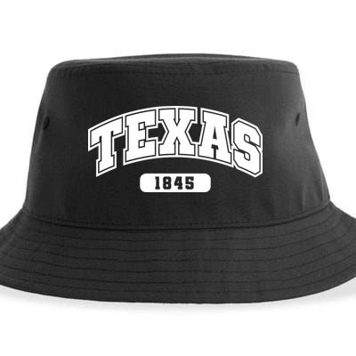 Texas Collegiate Style 1845 Sustainable Bucket Hat