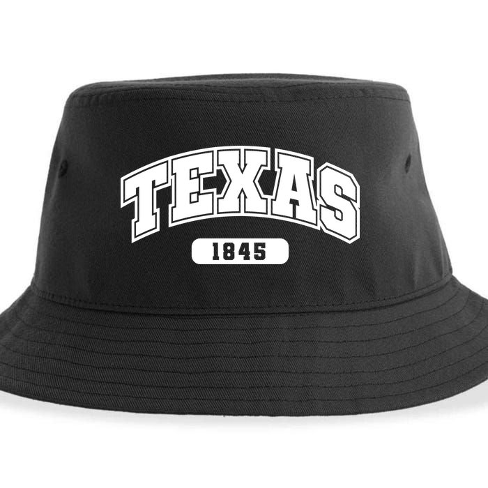 Texas Collegiate Style 1845 Sustainable Bucket Hat
