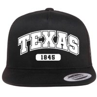 Texas Collegiate Style 1845 Flat Bill Trucker Hat
