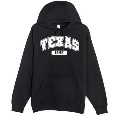 Texas Collegiate Style 1845 Premium Pullover Hoodie