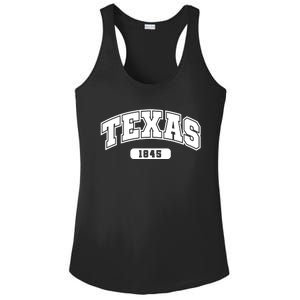 Texas Collegiate Style 1845 Ladies PosiCharge Competitor Racerback Tank