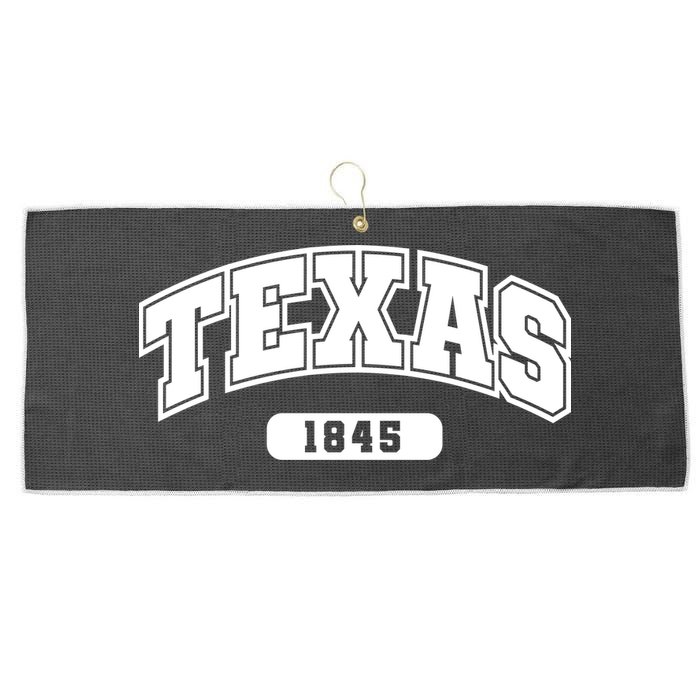 Texas Collegiate Style 1845 Large Microfiber Waffle Golf Towel