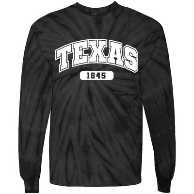 Texas Collegiate Style 1845 Tie-Dye Long Sleeve Shirt
