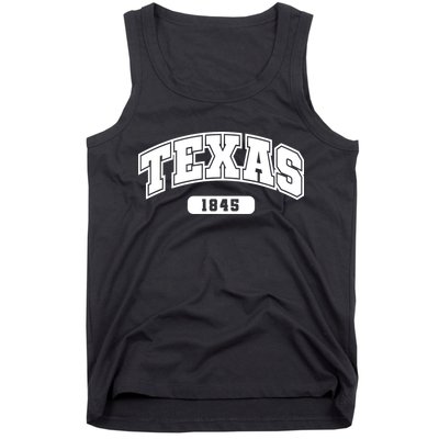 Texas Collegiate Style 1845 Tank Top