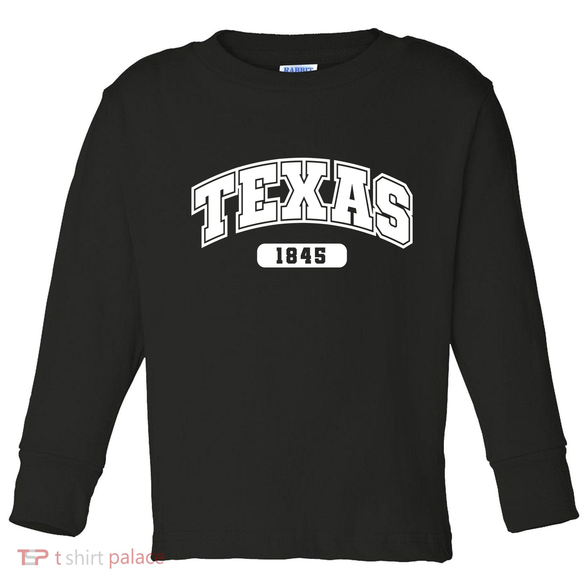 Texas Collegiate Style 1845 Toddler Long Sleeve Shirt