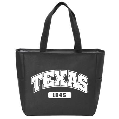 Texas Collegiate Style 1845 Zip Tote Bag