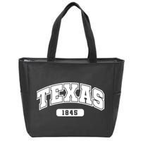 Texas Collegiate Style 1845 Zip Tote Bag