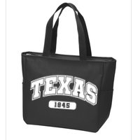 Texas Collegiate Style 1845 Zip Tote Bag