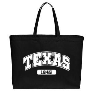 Texas Collegiate Style 1845 Cotton Canvas Jumbo Tote