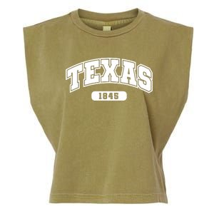 Texas Collegiate Style 1845 Garment-Dyed Women's Muscle Tee