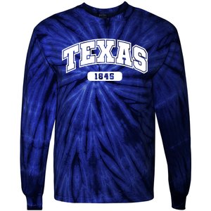 Texas Collegiate Style 1845 Tie-Dye Long Sleeve Shirt