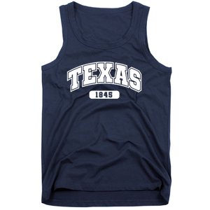 Texas Collegiate Style 1845 Tank Top