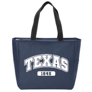 Texas Collegiate Style 1845 Zip Tote Bag