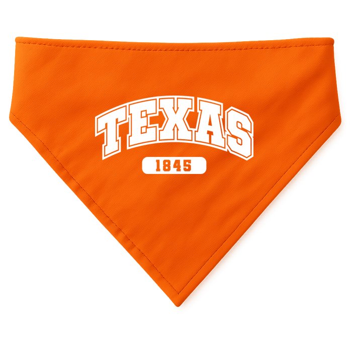 Texas Collegiate Style 1845 USA-Made Doggie Bandana
