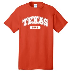 Texas Collegiate Style 1845 Tall T-Shirt