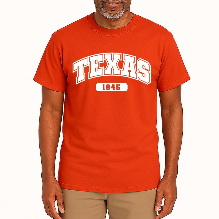 Texas Collegiate Style 1845 Tall T-Shirt