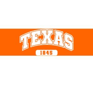 Texas Collegiate Style 1845 Bumper Sticker