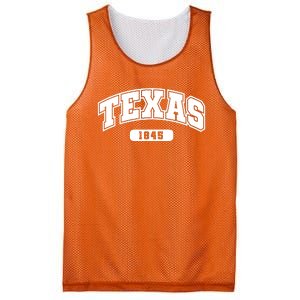 Texas Collegiate Style 1845 Mesh Reversible Basketball Jersey Tank