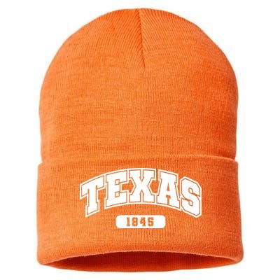 Texas Collegiate Style 1845 Sustainable Knit Beanie