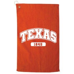 Texas Collegiate Style 1845 Platinum Collection Golf Towel