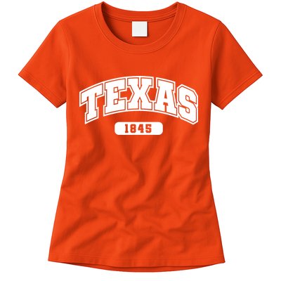 Texas Collegiate Style 1845 Womens T-Shirt
