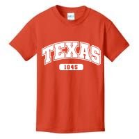 Texas Collegiate Style 1845 Kids T-Shirt