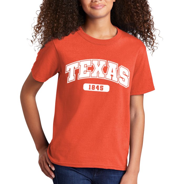 Texas Collegiate Style 1845 Kids T-Shirt