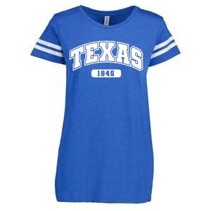 Texas Collegiate Style 1845 Enza Ladies Jersey Football T-Shirt