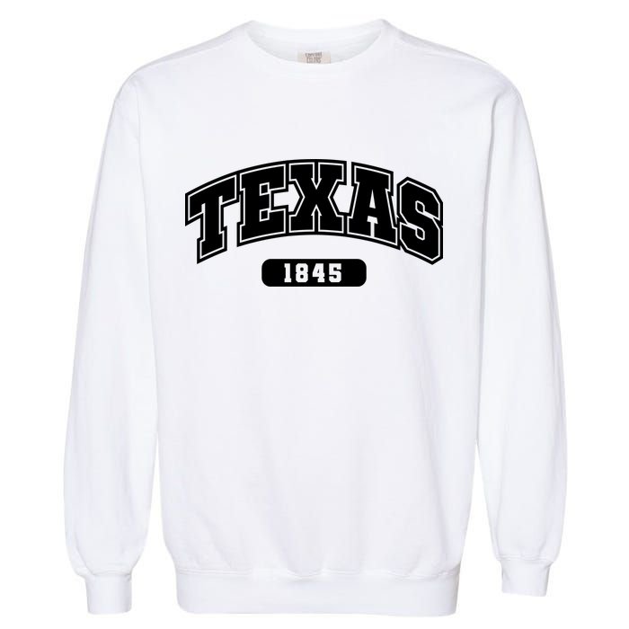Texas Collegiate Style 1845 Garment-Dyed Sweatshirt