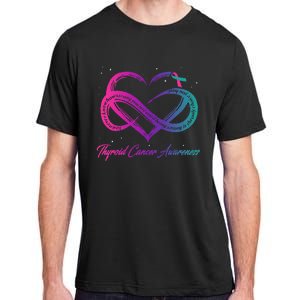 Thyroid Cancer Survivor Support Thyroid Cancer Warrior Adult ChromaSoft Performance T-Shirt