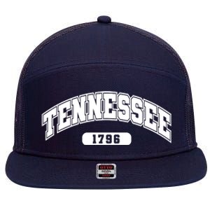 Tennessee Collegiate Style 1796 7 Panel Mesh Trucker Snapback Hat